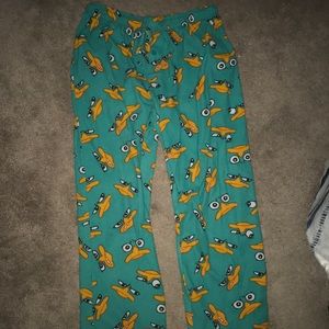 Perry the Platypus pajama pants